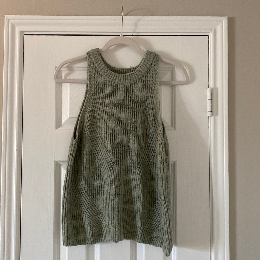 Madewell brand knit halter tank top